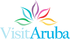 Visit Aruba logo - White